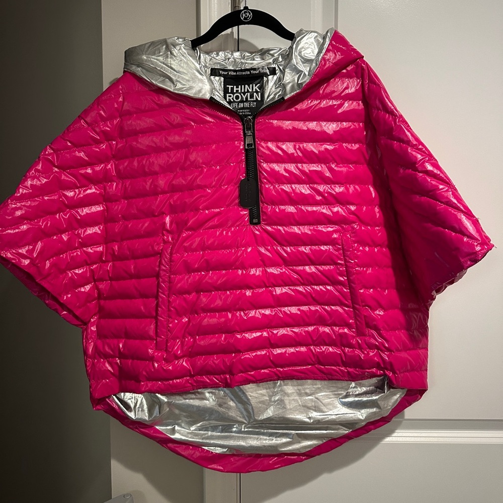 Think Royln Puffer Poncho